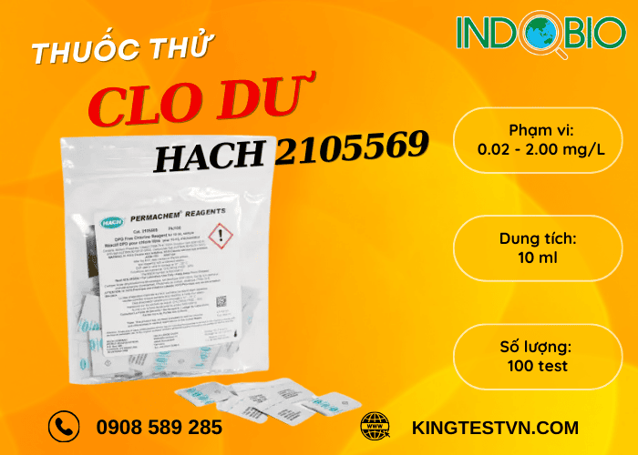 Thuốc thử Clo dư Hach 2105569
